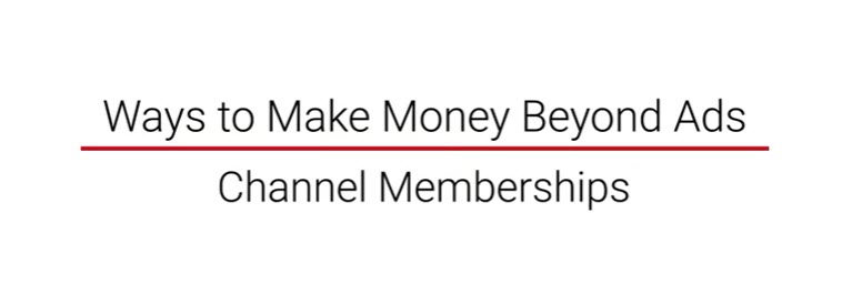 YouTube Channel Memberships
