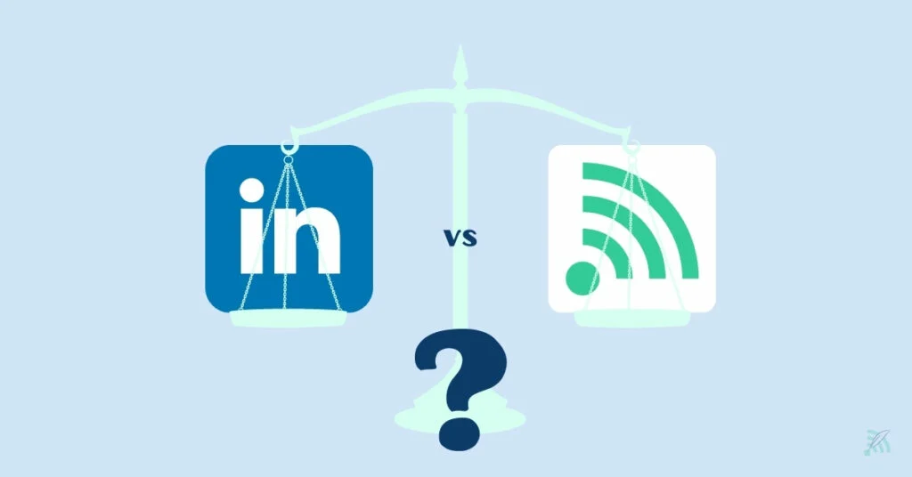 LinkedIn vs Blog Post
