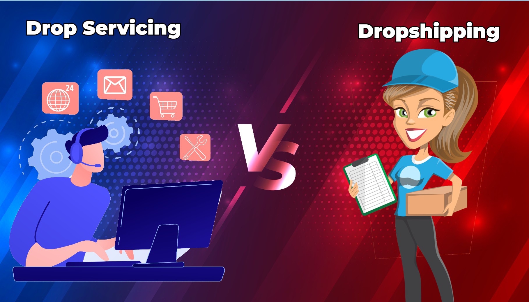 Drop servicing VS drop shipping