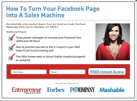 internet marketing squeeze page