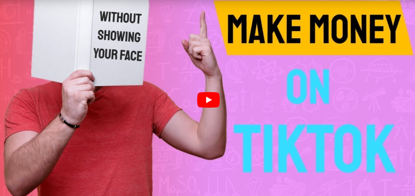 Make Money On TikTok without showing your face