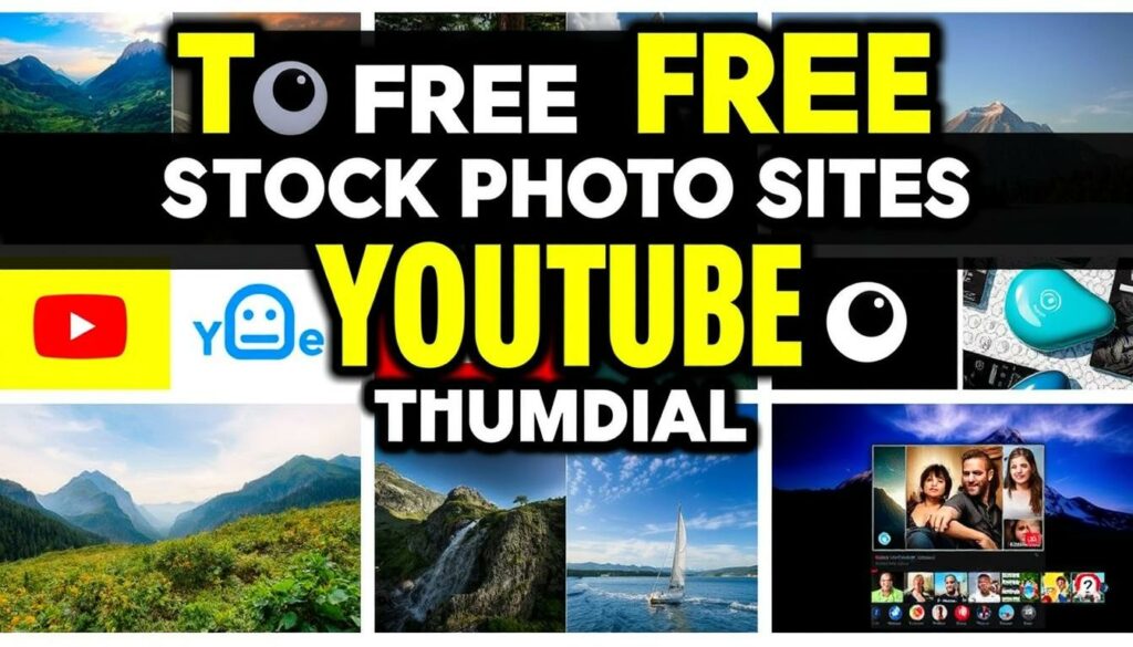 free stock images for YouTube thumbnails