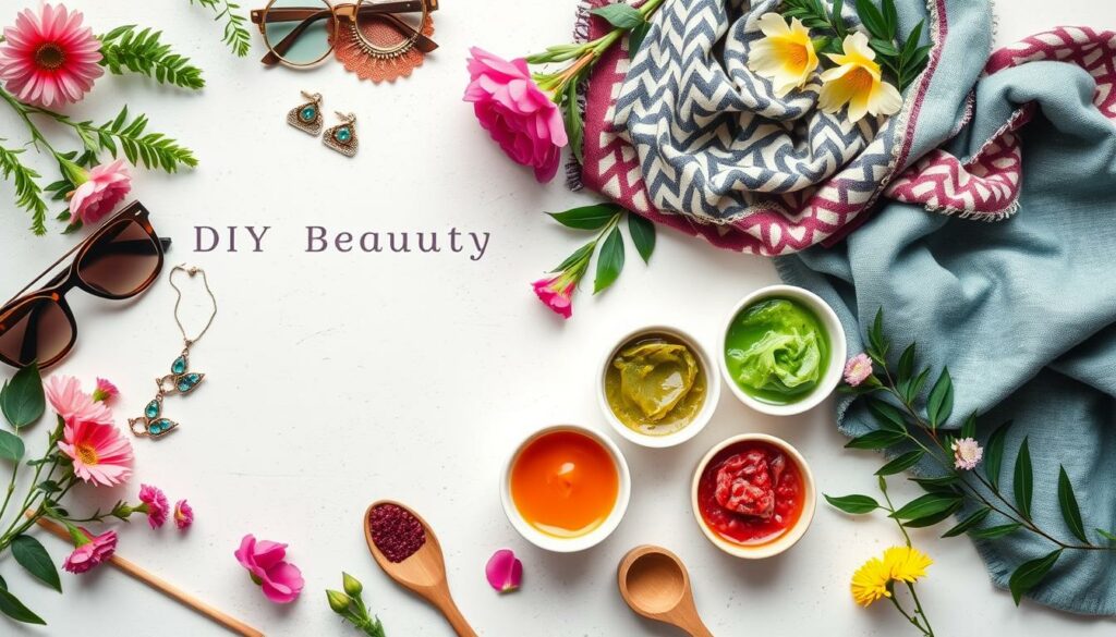 DIY beauty products and fashion trends