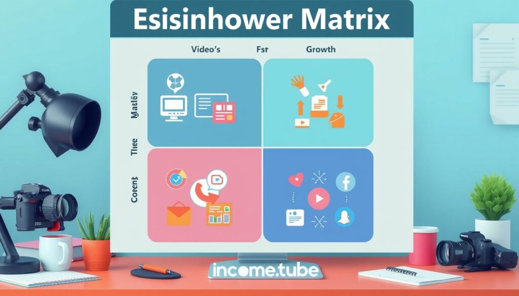 Eisenhower Matrix for YouTube growth