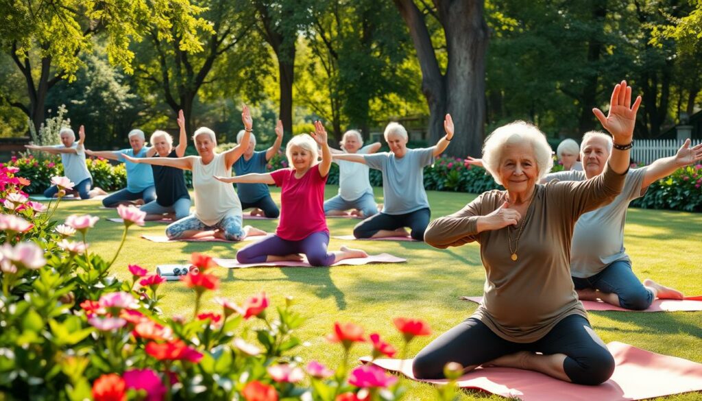 beginner workouts for the aging population