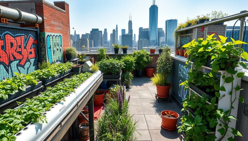 hydroponics urban gardening