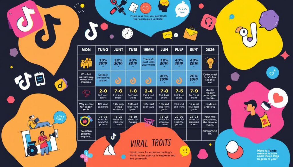 posting schedule for TikTok engagement