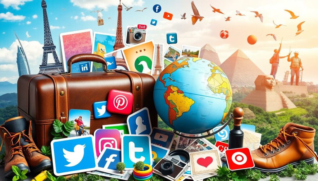 social media promotion for travel audiences