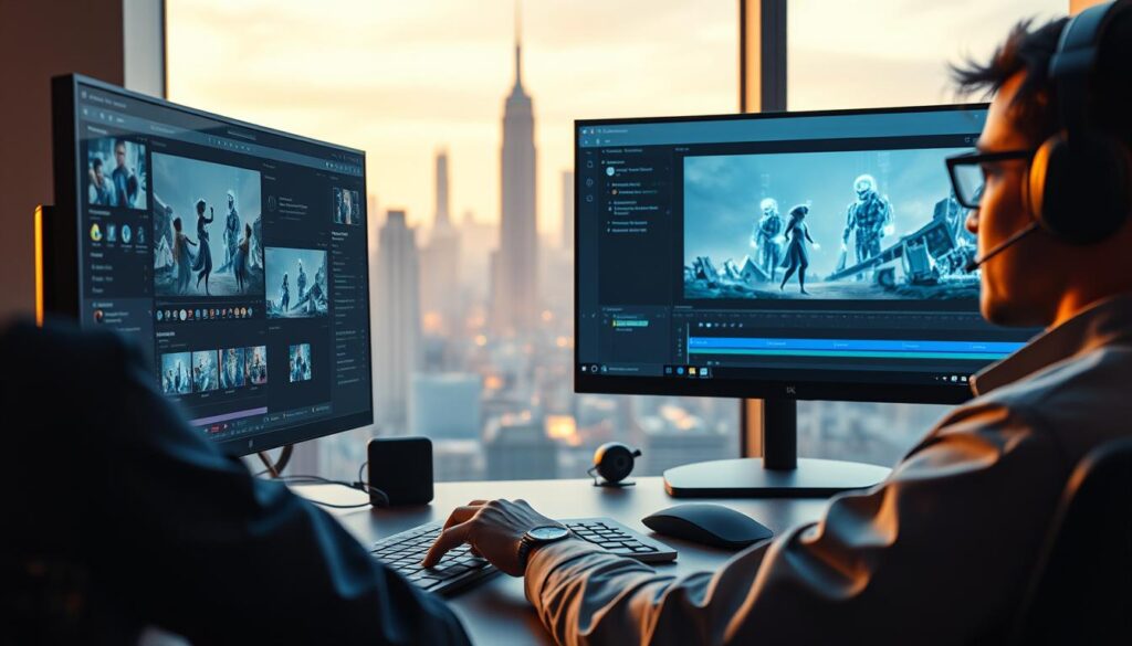 Video editing with AI technology