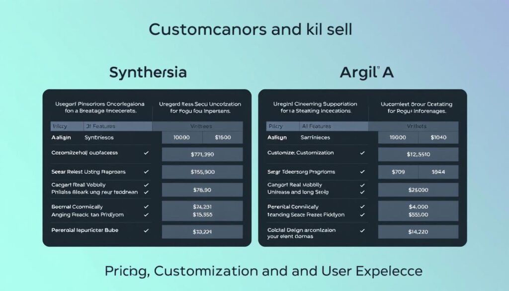 video pricing and customization comparison