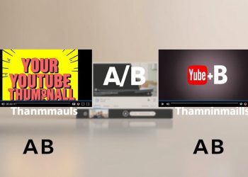 AI A/B testing YouTube thumbnails and titles