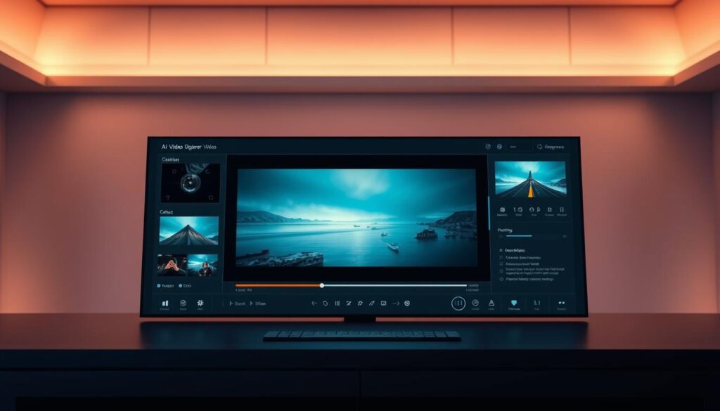 AI video generation platform interface