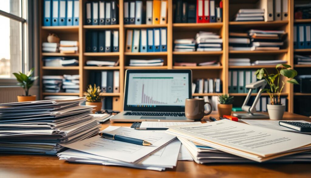 administrative paperwork for creators