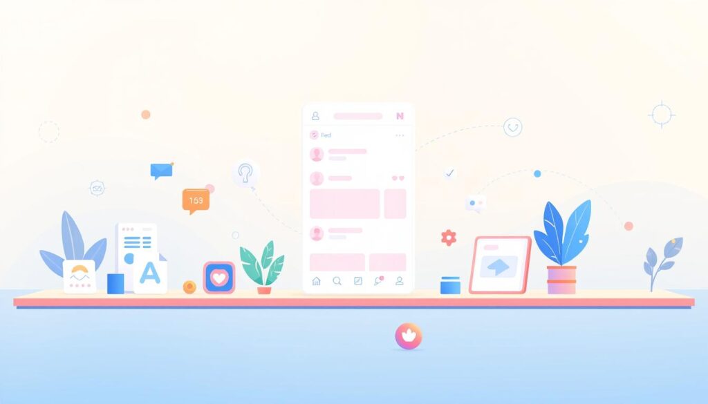 social media platform features